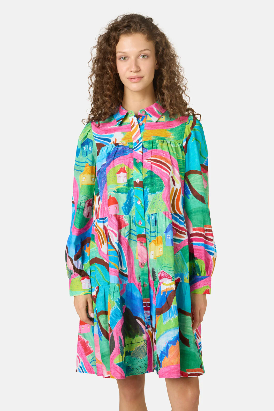 Mountain Magic Shirt Dress - Image 2