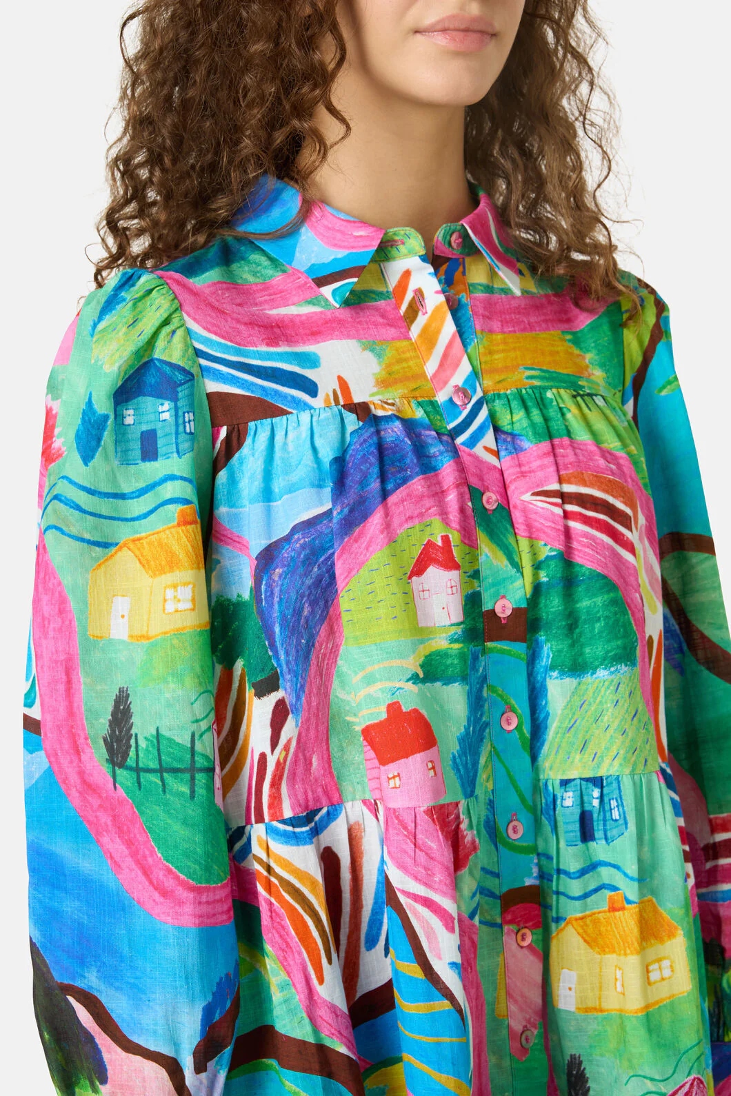 Mountain Magic Shirt Dress - Image 7