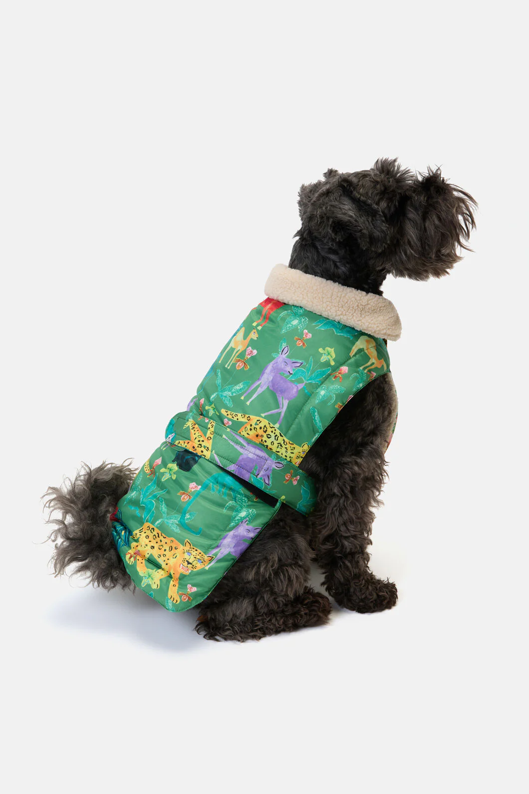 Orchid Safari Dog Puffer Coat - Image 5