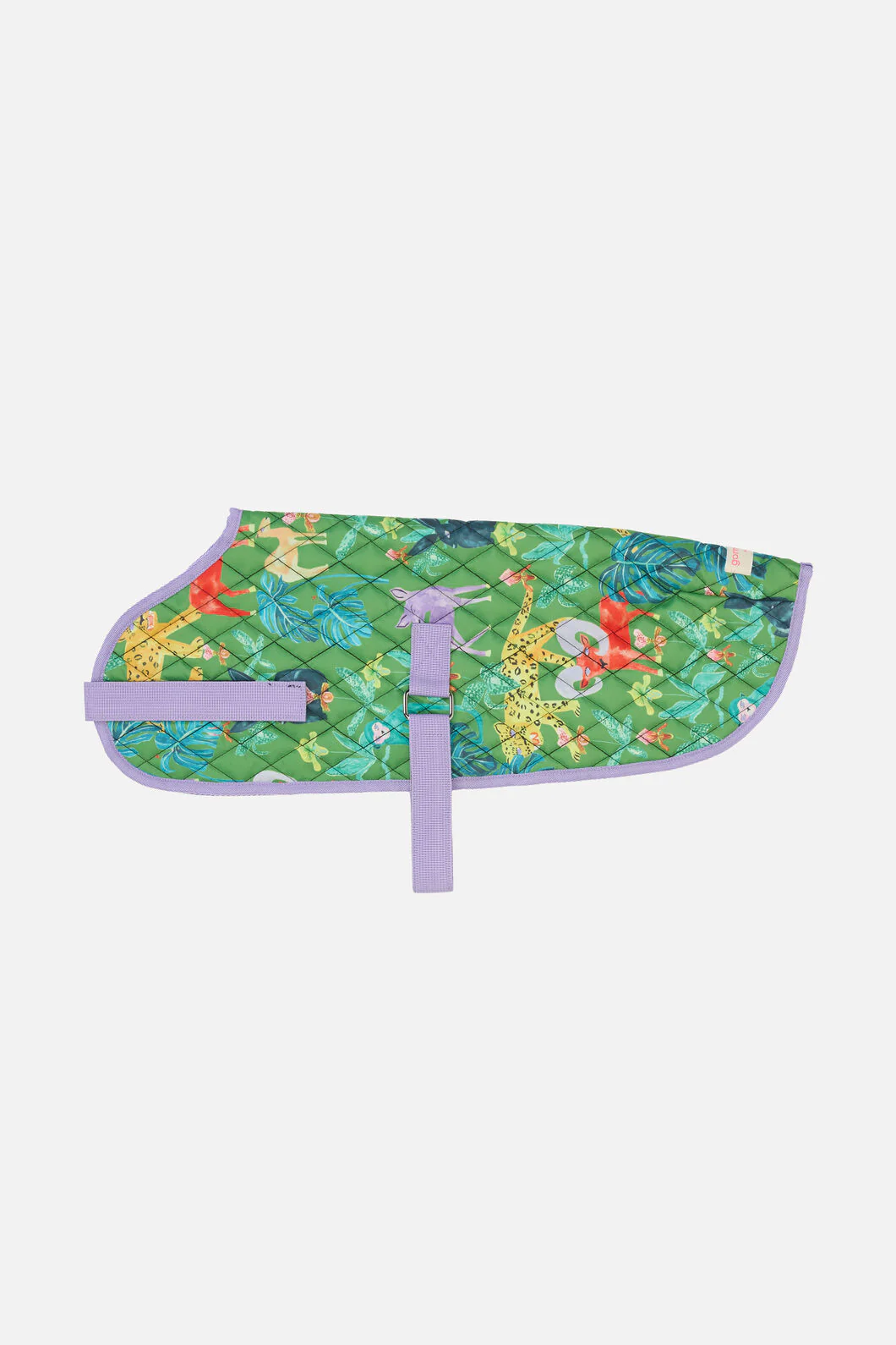 Orchid Safari Quilted Dog Coat - Image 4