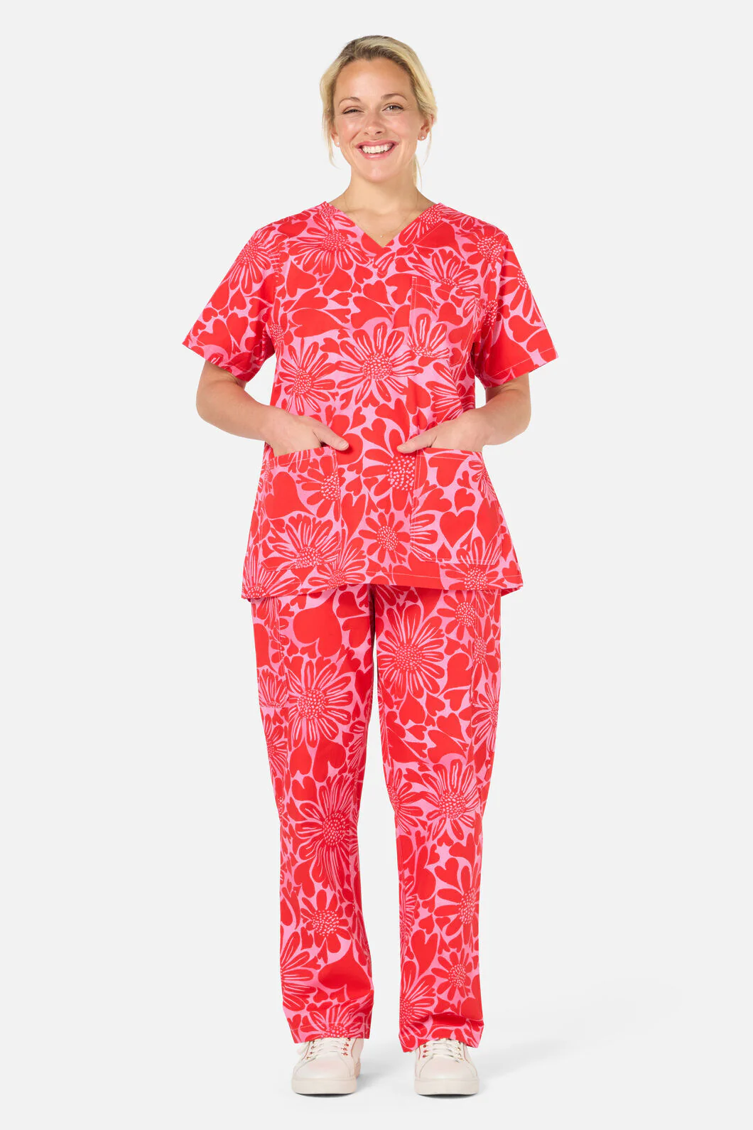Painted Love scrub set