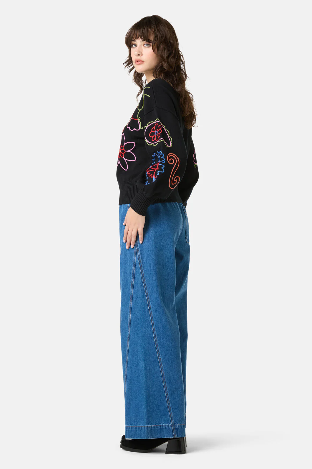 Paisley Embroidered Jumper - Image 3