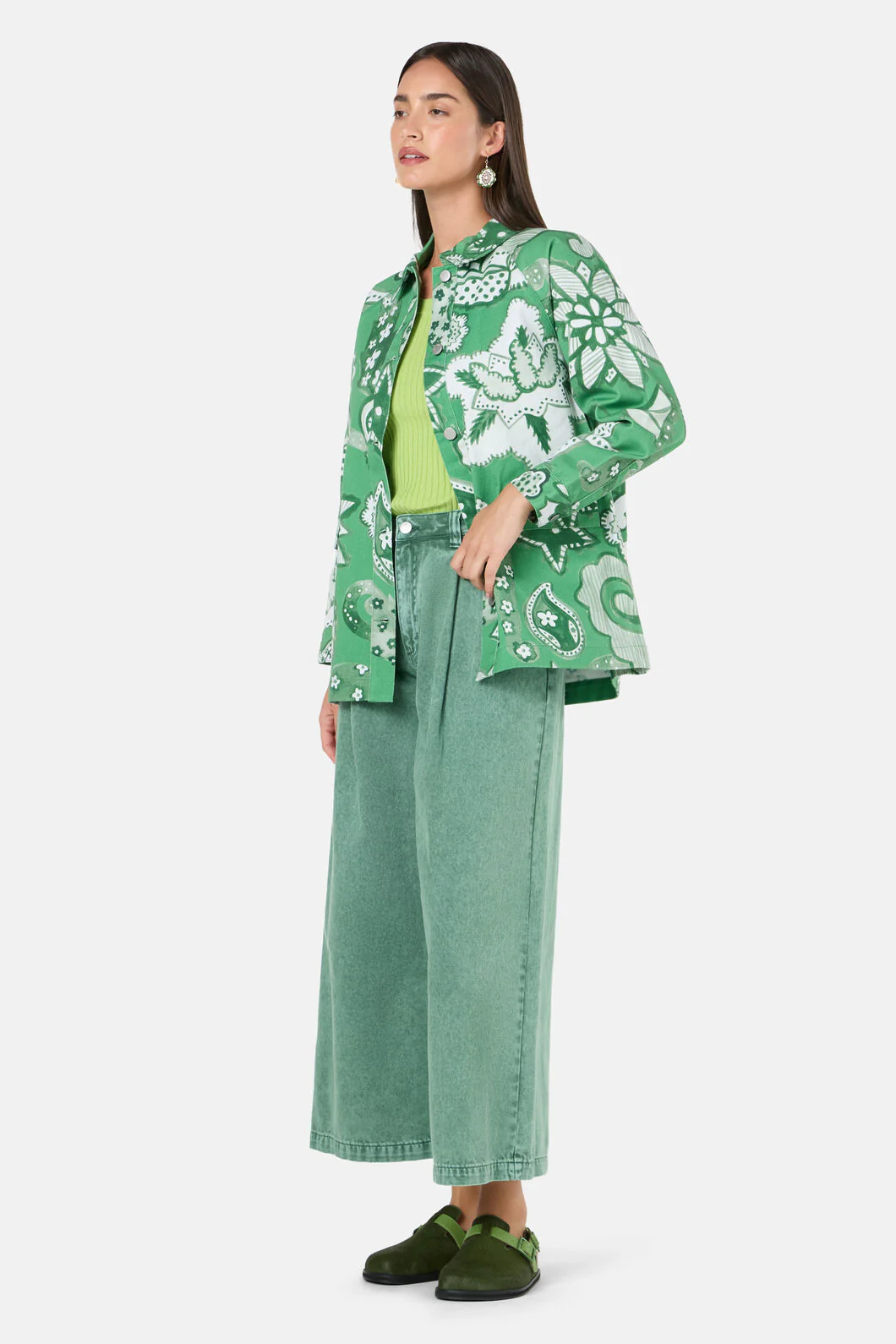 Paisley Parade Denim Shacket - Image 3