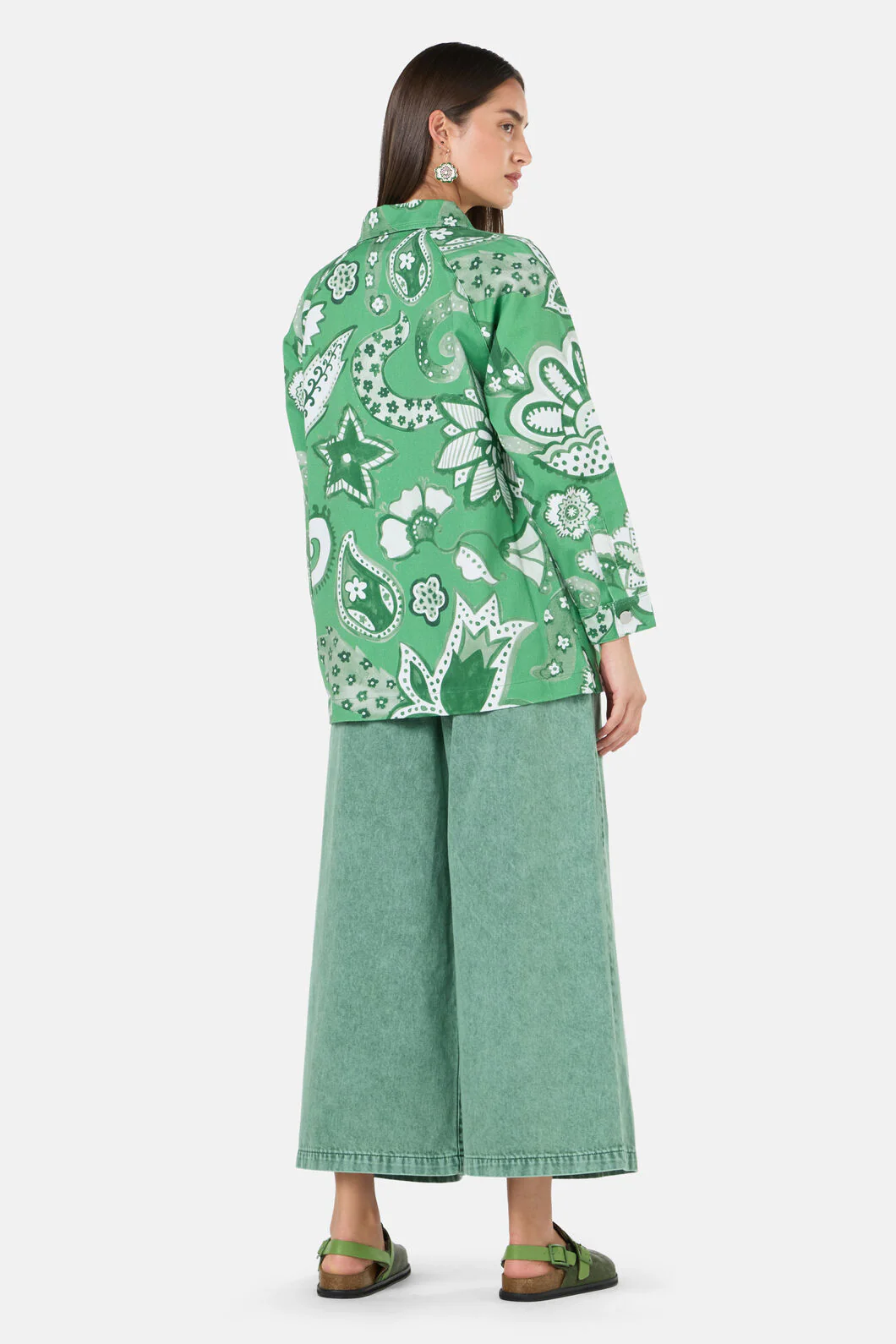 Paisley Parade Denim Shacket - Image 4