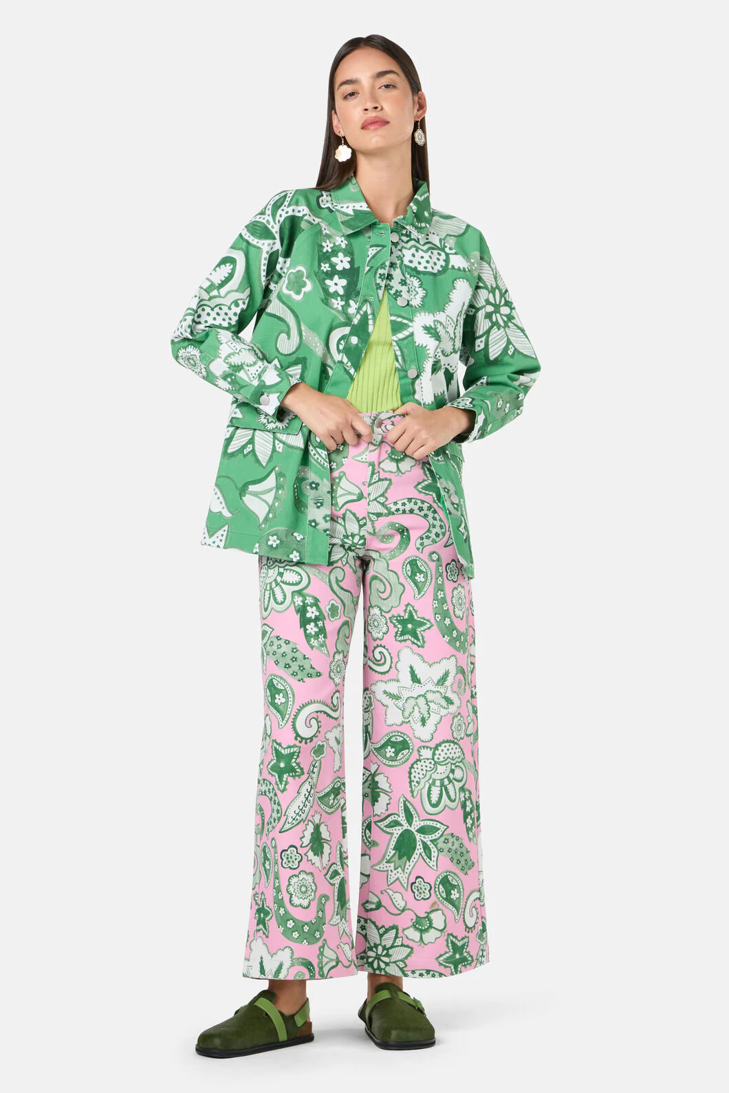 Paisley Parade Denim Shacket - Image 5