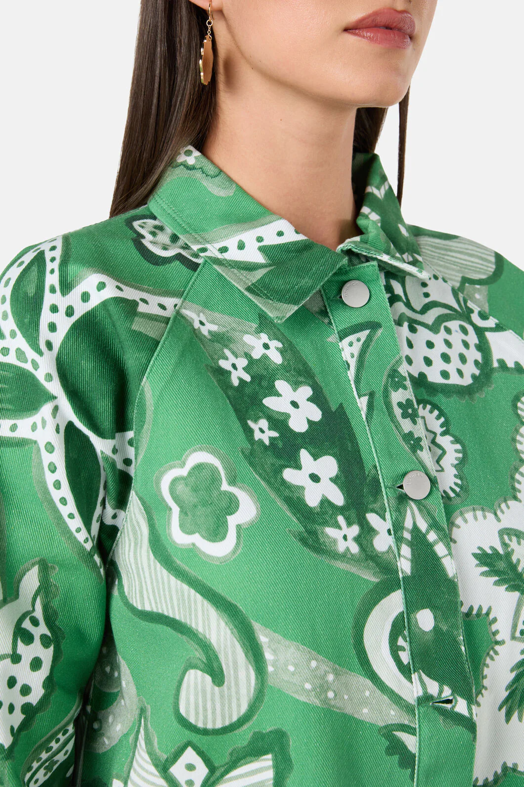 Paisley Parade Denim Shacket - Image 6