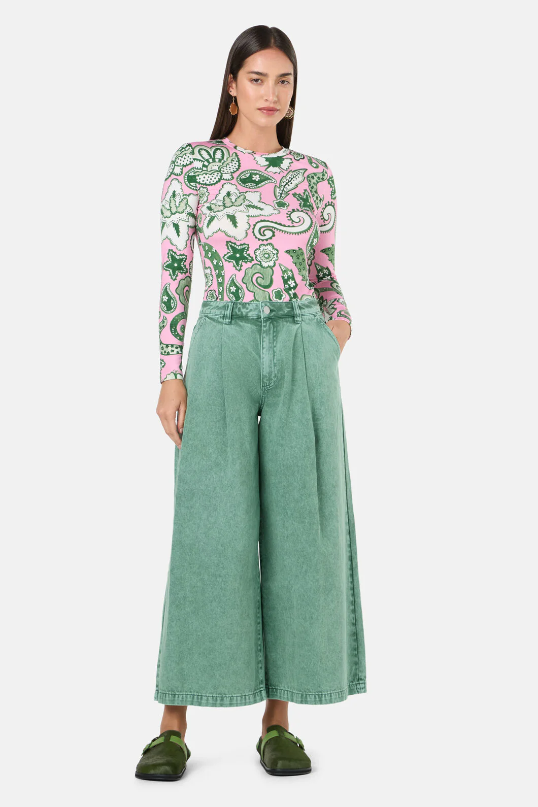 Paisley Parade Long Sleeve Top - Image 3