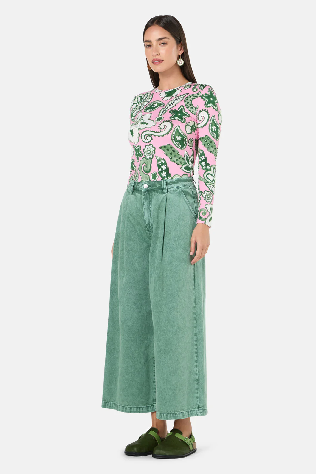 Paisley Parade Long Sleeve Top - Image 4