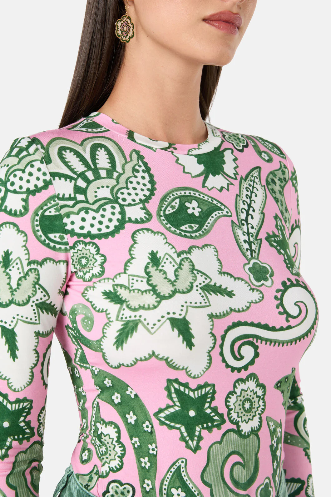 Paisley Parade Long Sleeve Top - Image 6