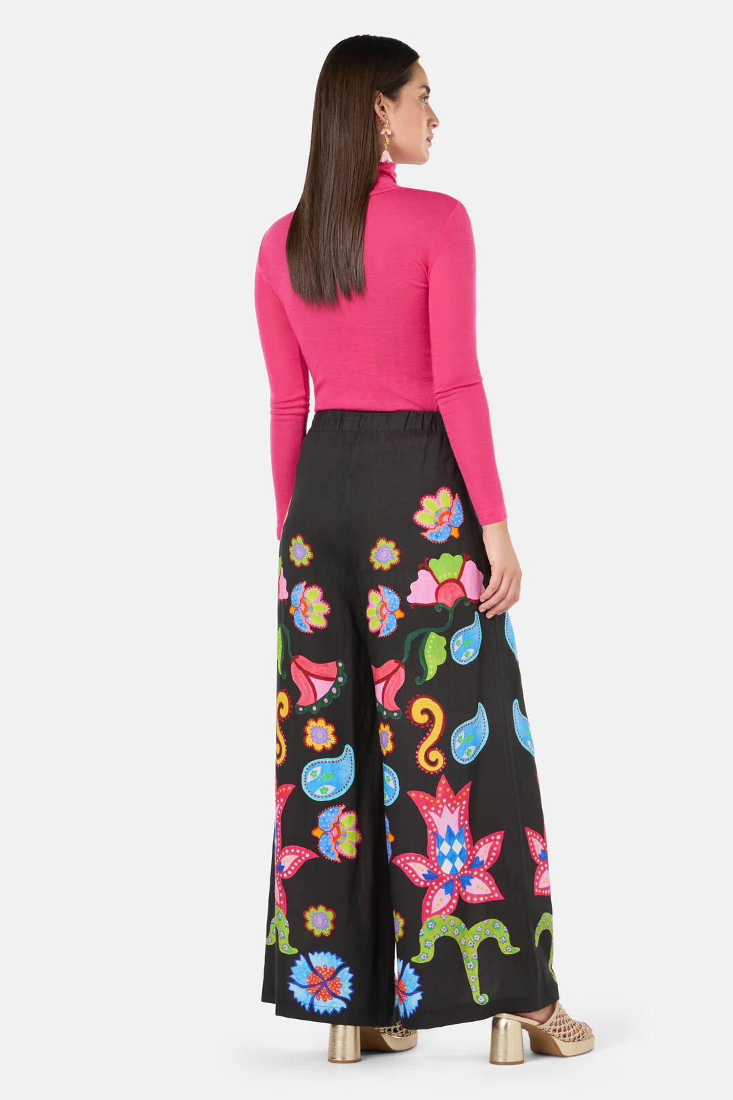 Paisley Parade Print Pant - Image 4