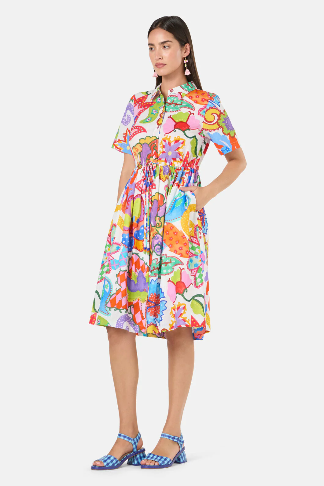 Paisley Parade Shirt Dress - Image 3