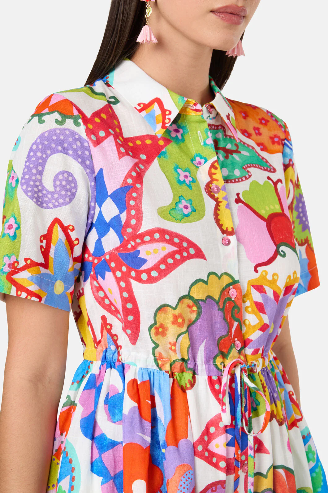Paisley Parade Shirt Dress - Image 5