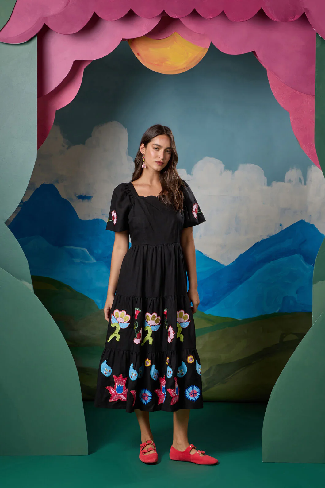 Paisley Parade Tiered Dress