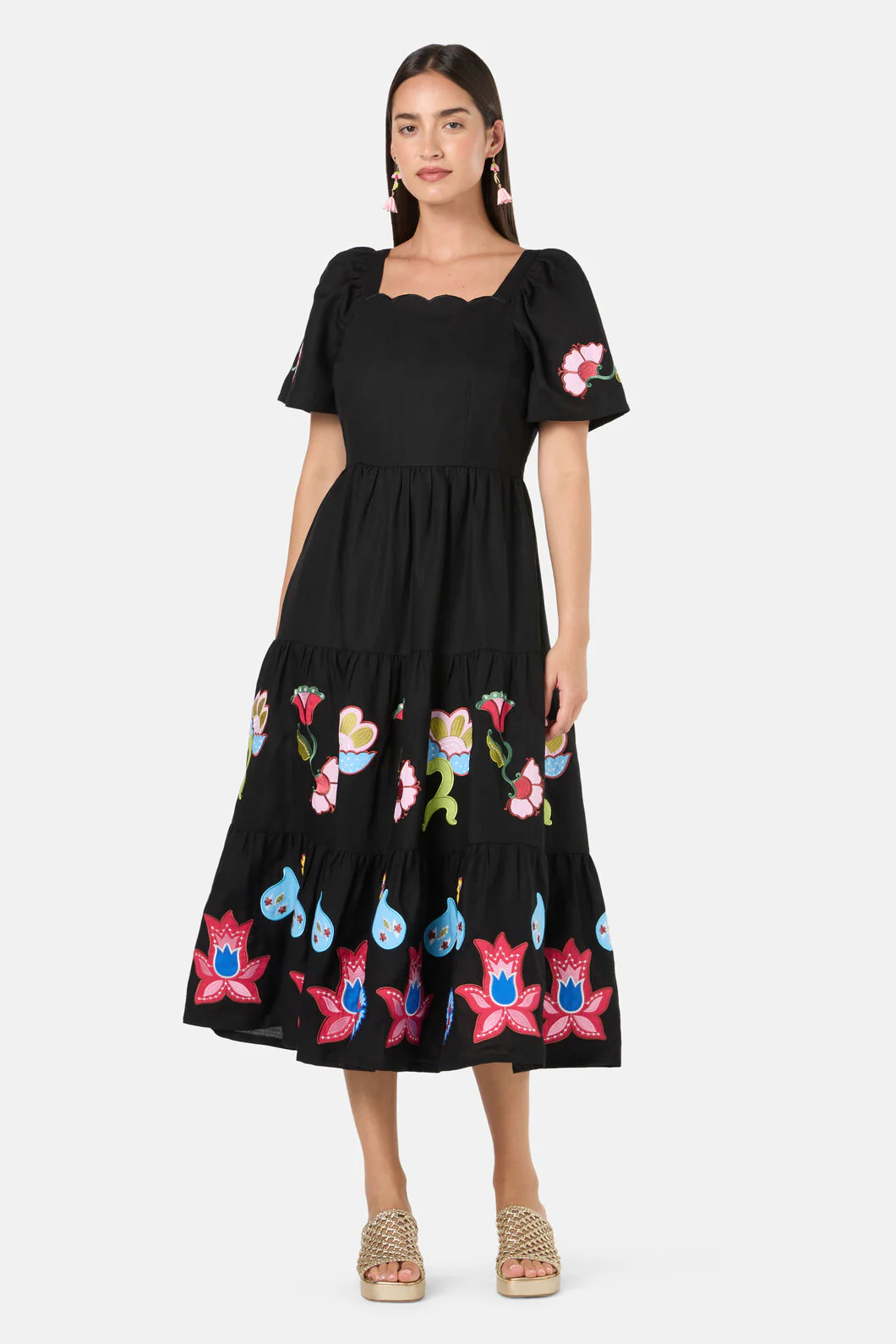Paisley Parade Tiered Dress - Image 2