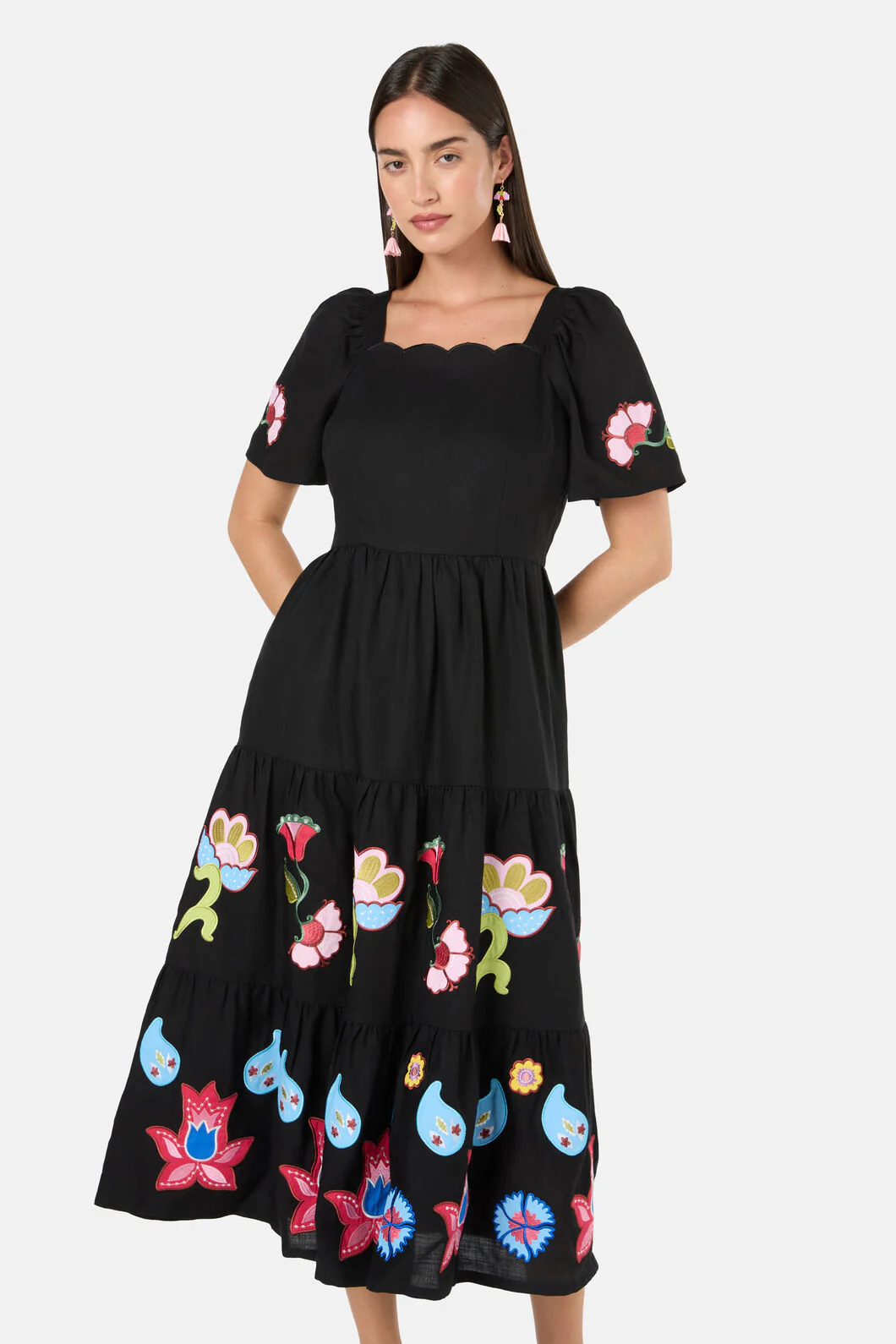 Paisley Parade Tiered Dress - Image 5
