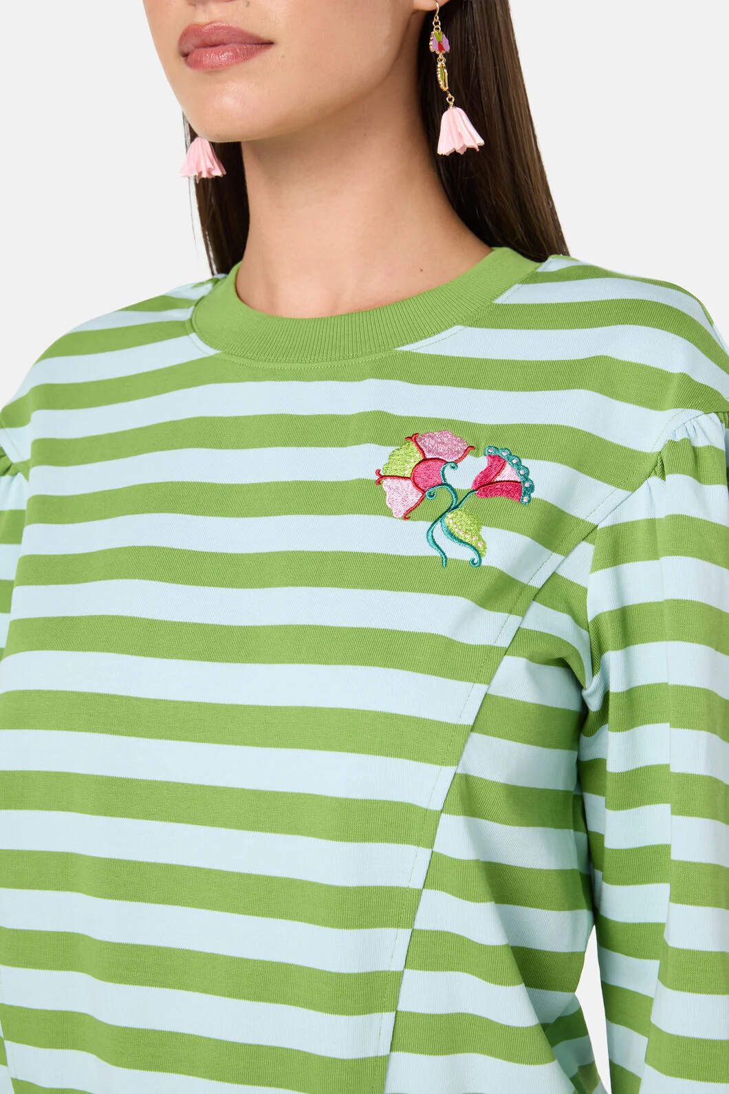 Paisley Stripe Sweater - Image 5
