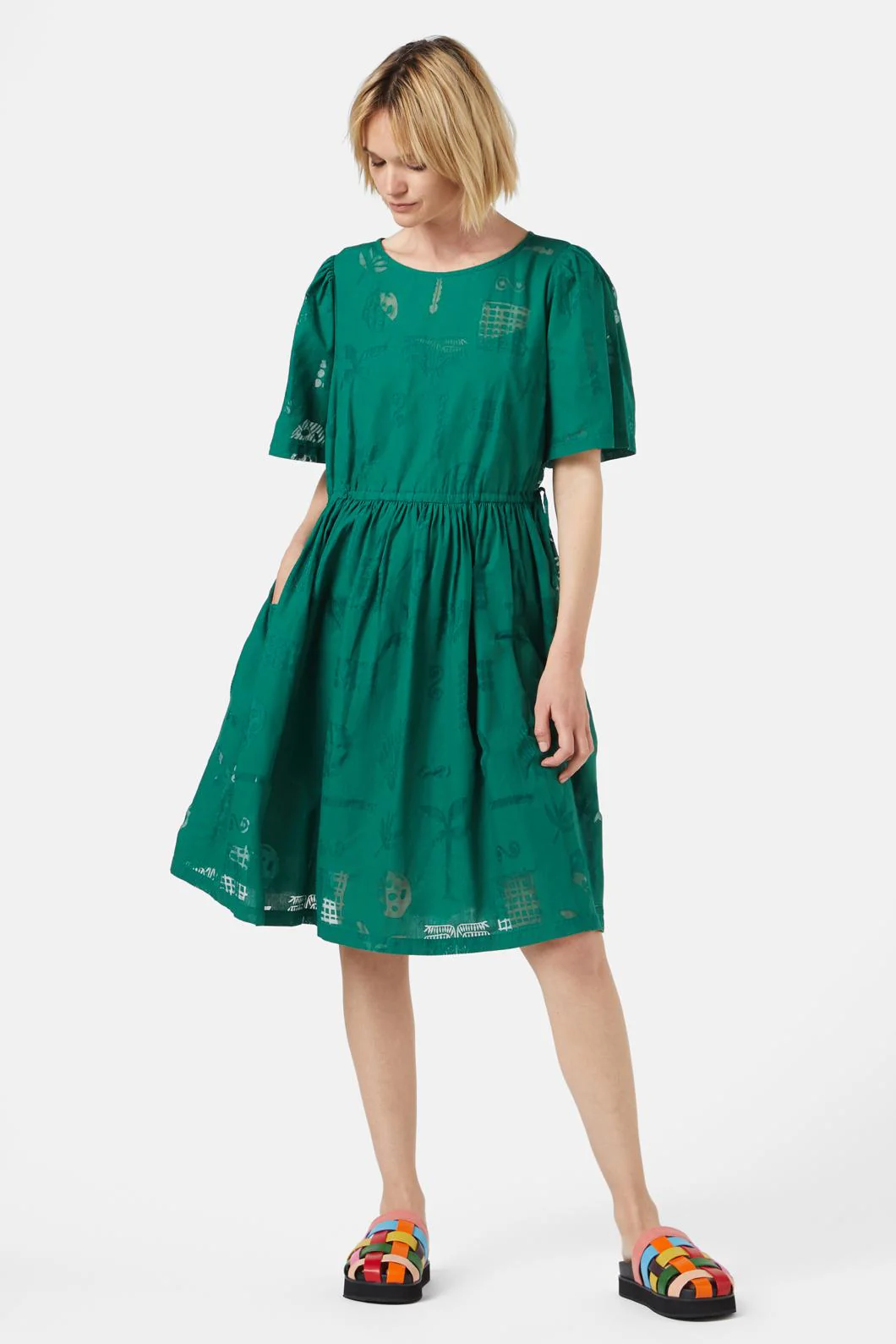 Palmetto Burnout Dress - Image 2