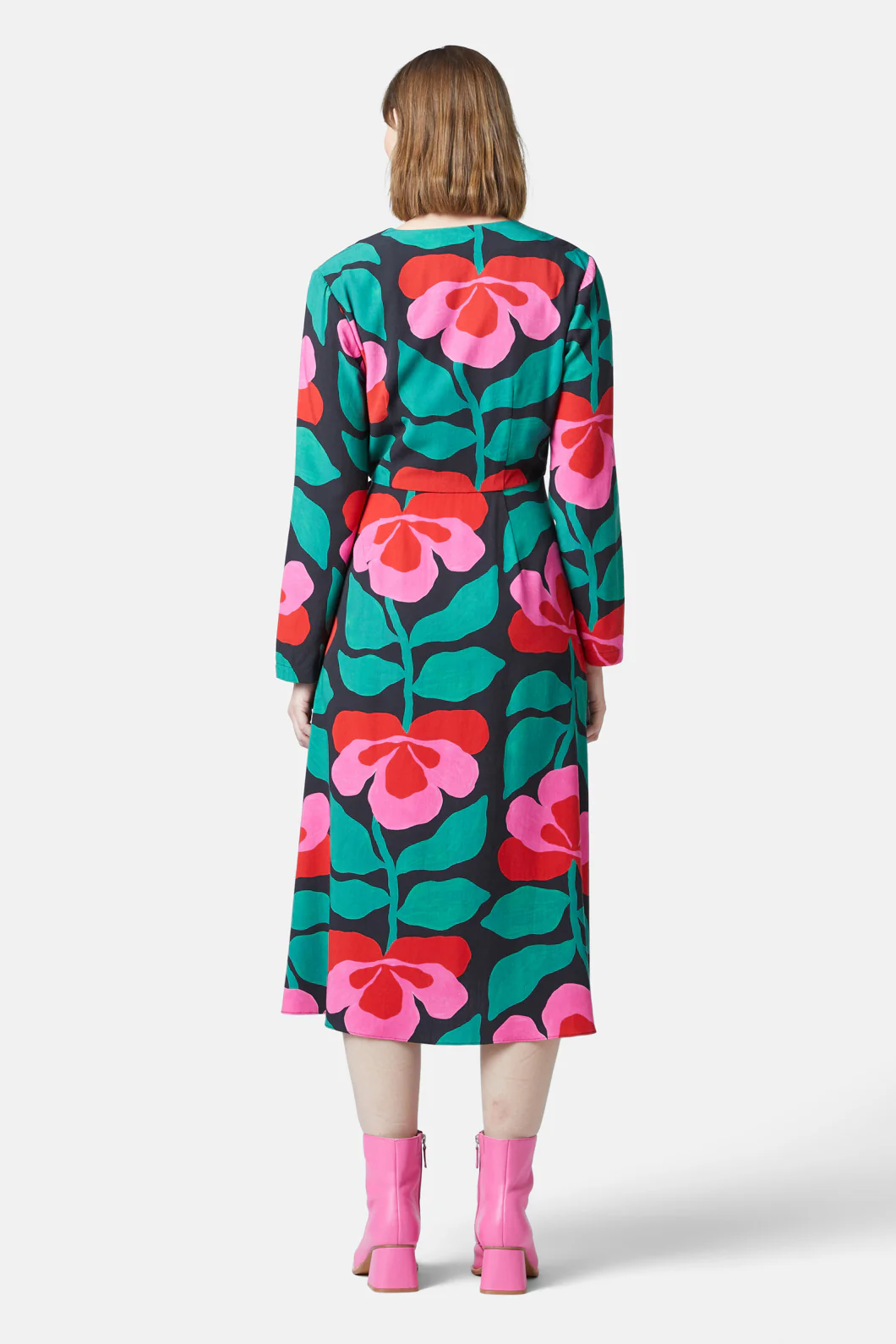 Pansy Wrap Dress - Image 3