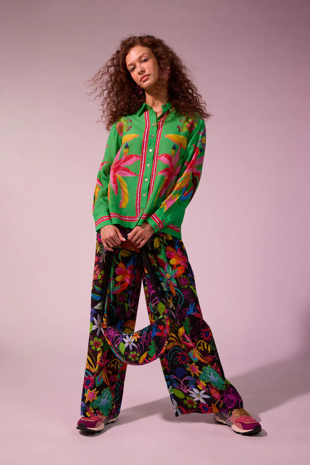 Papaya Palm Pant