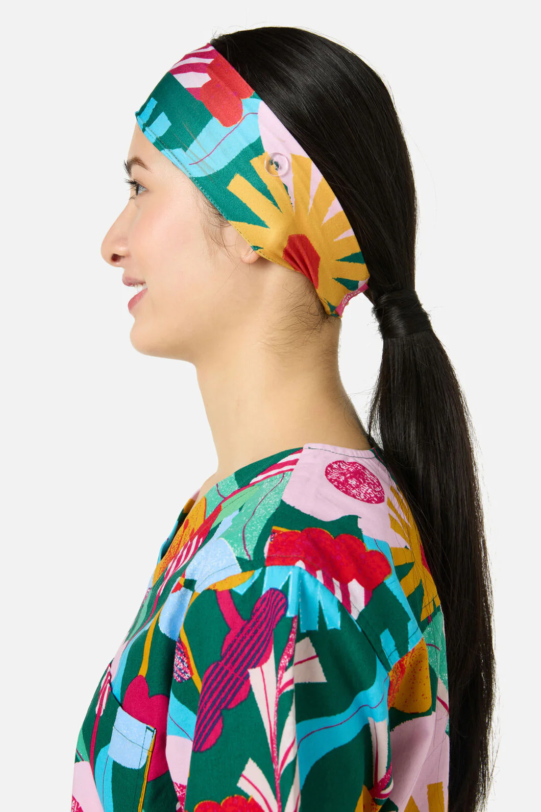 Paper Blooms Scrub Headband