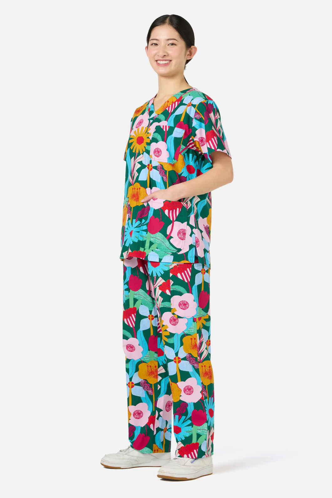 Paper Blooms Scrub Set - Image 2
