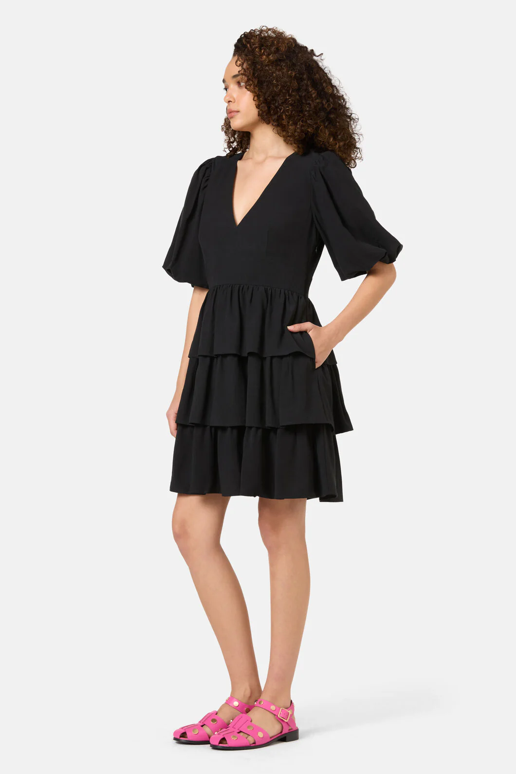 Party People Ruffle Dress - Image 4