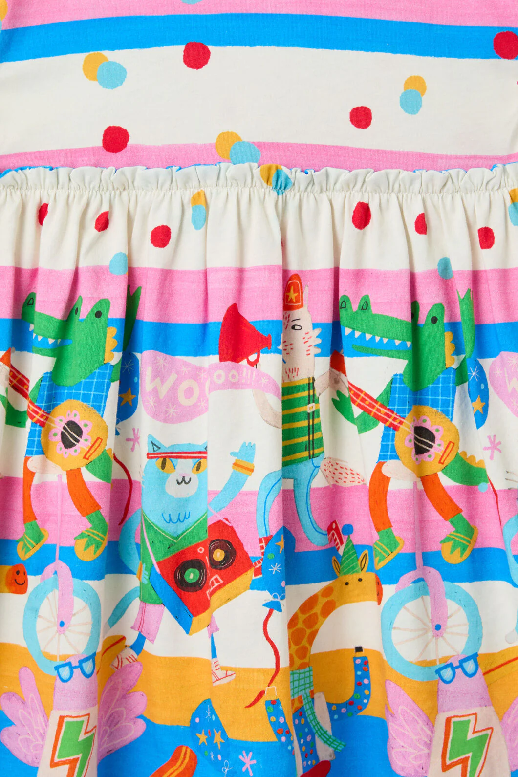 Party Stripe Kids Dress - Image 6