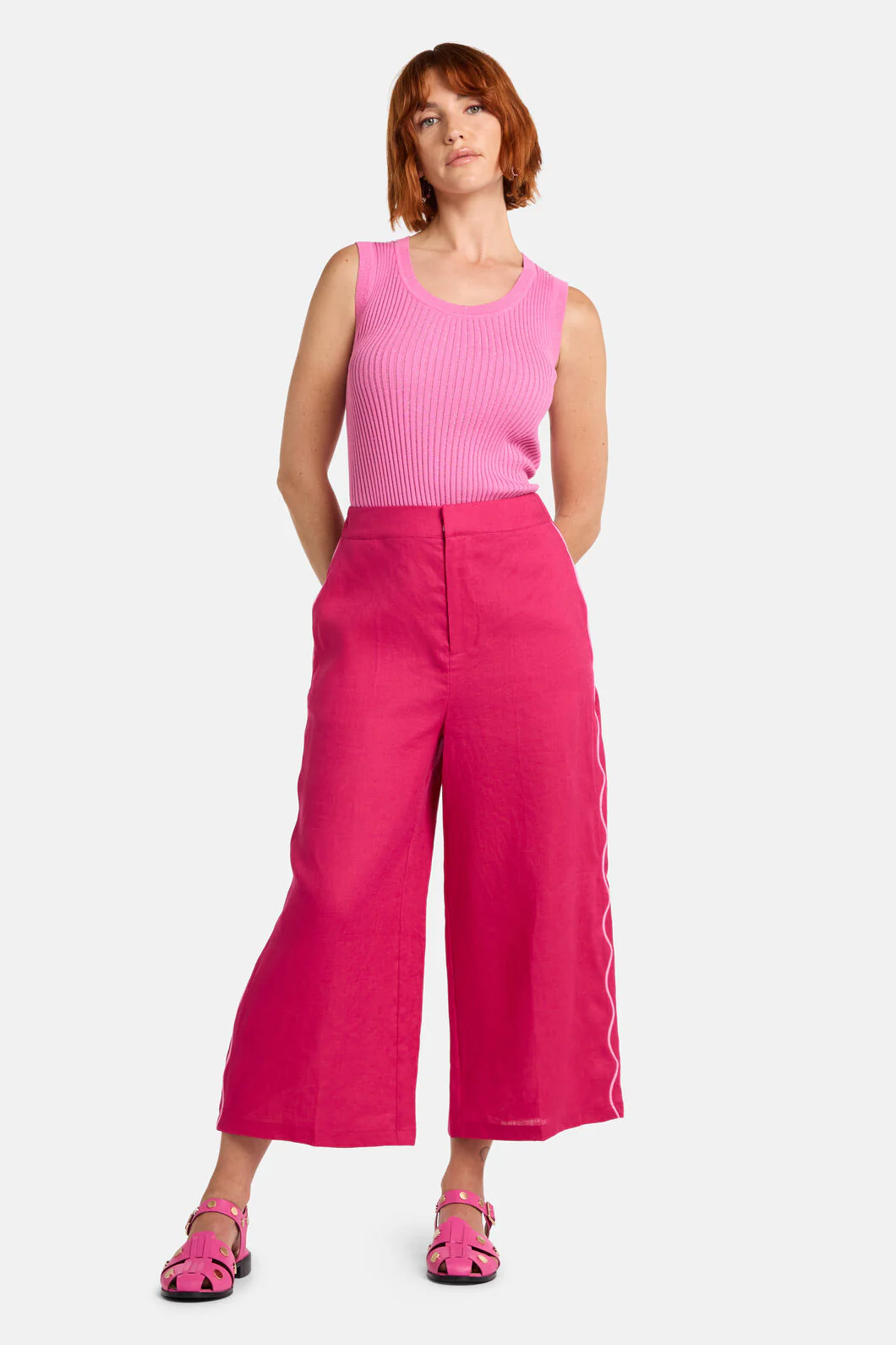 Path Your Way Linen Pant