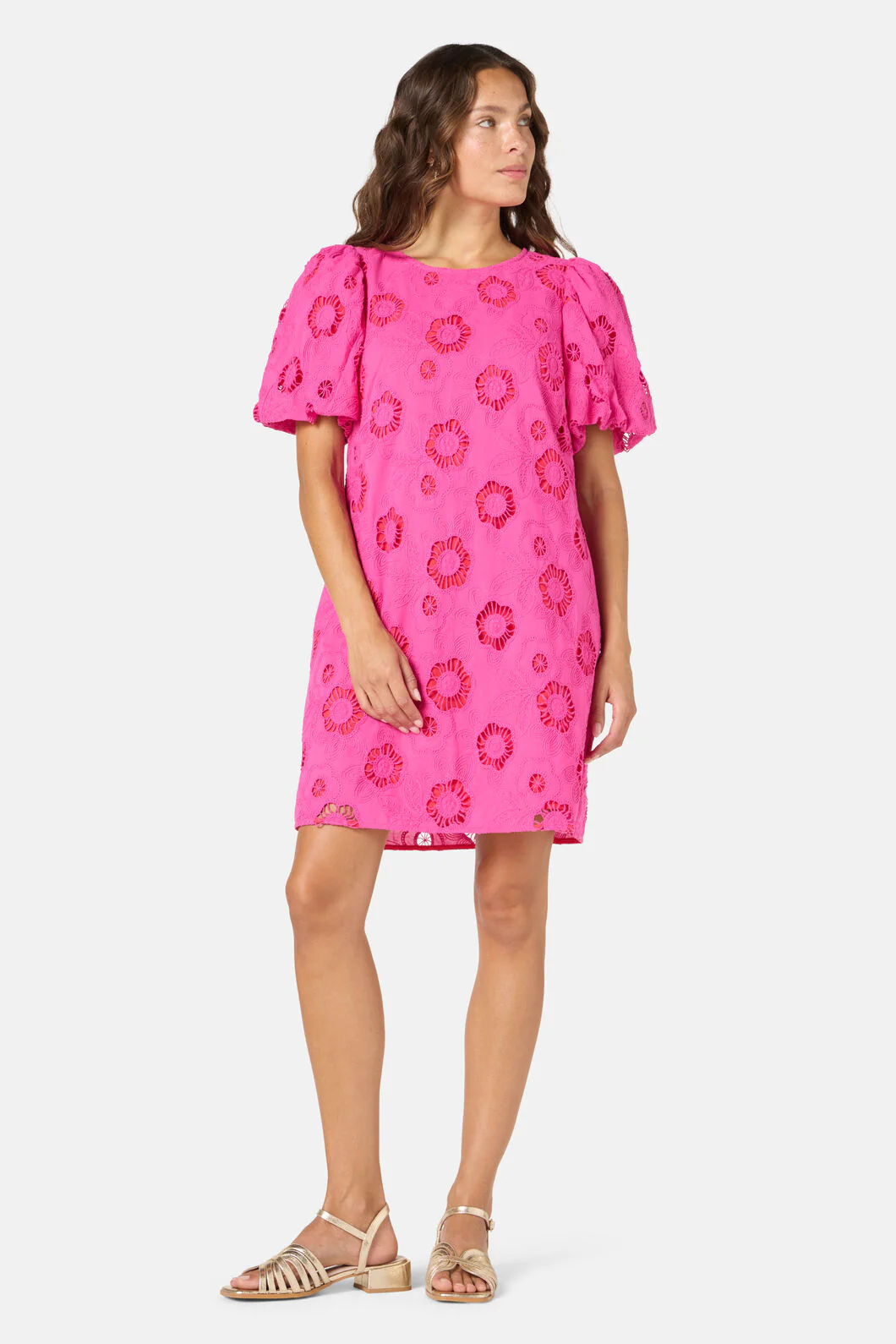 Peek A Bloom Shift Dress - Image 2