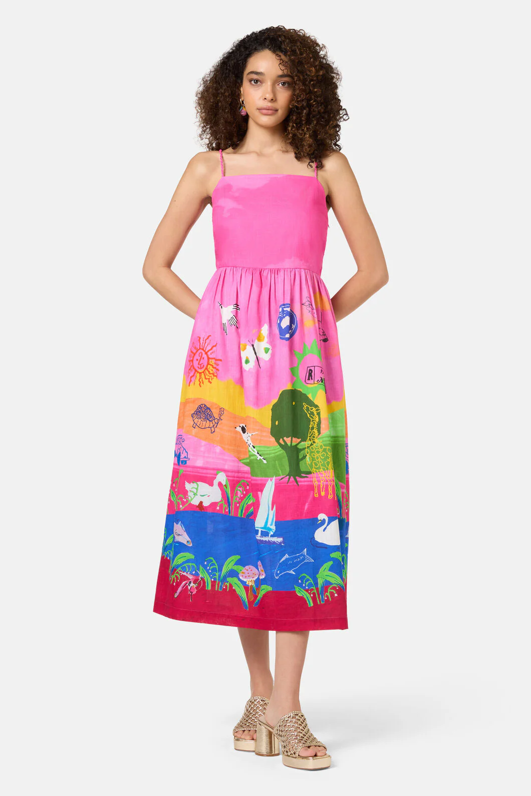 Pen Pals Placement Long Dress - Image 2