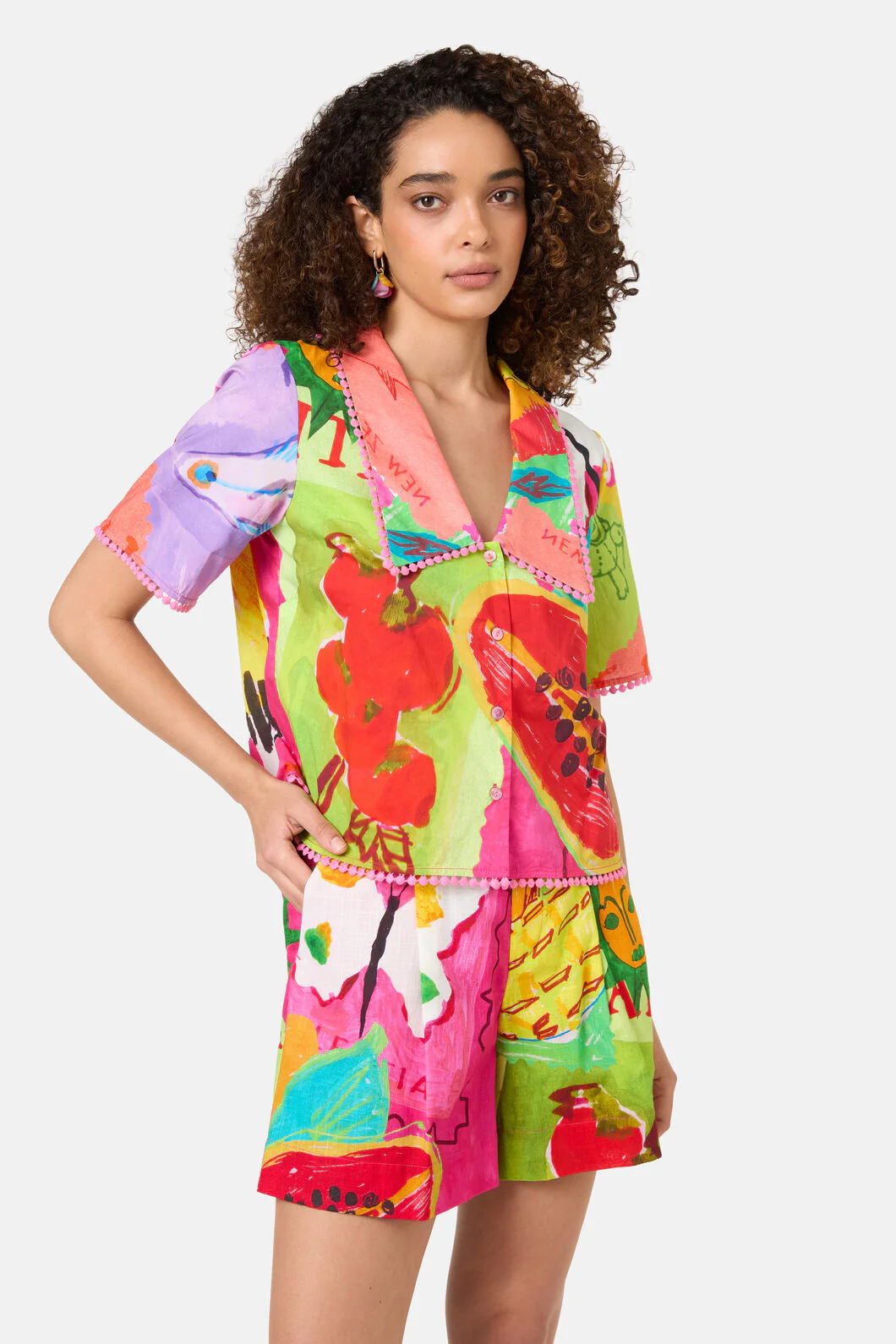 Pen Pals Printed Organic Shirt