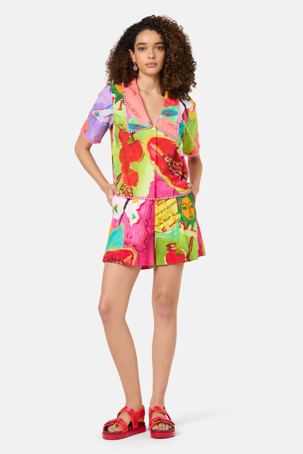 Pen Pals Printed Organic Shirt - Image 2