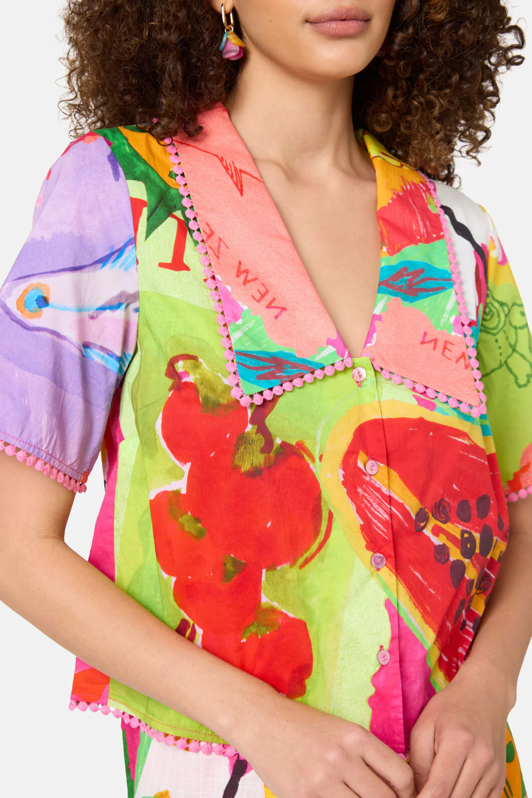 Pen Pals Printed Organic Shirt - Image 6