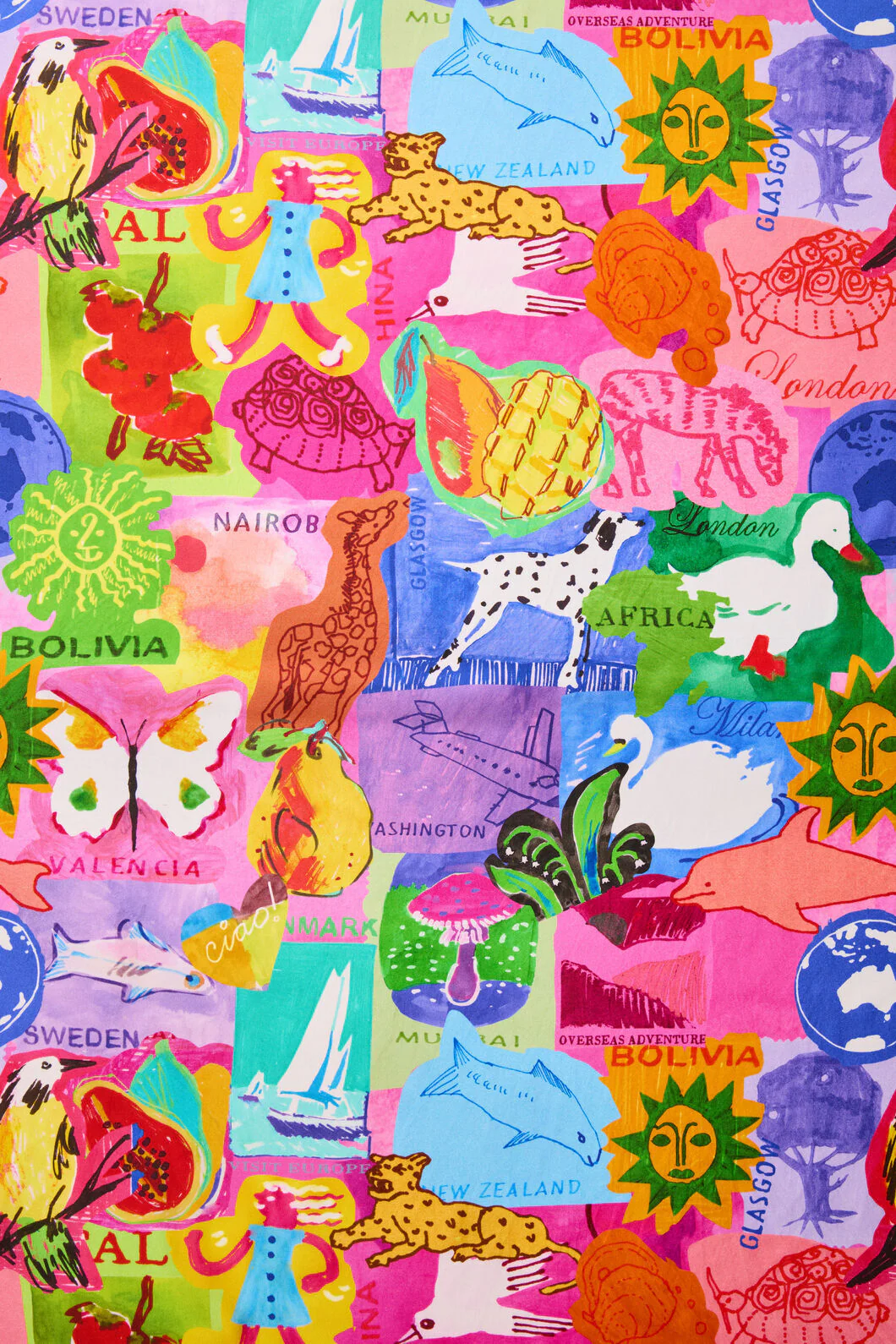 Pen Pals Square Scarf - Image 3