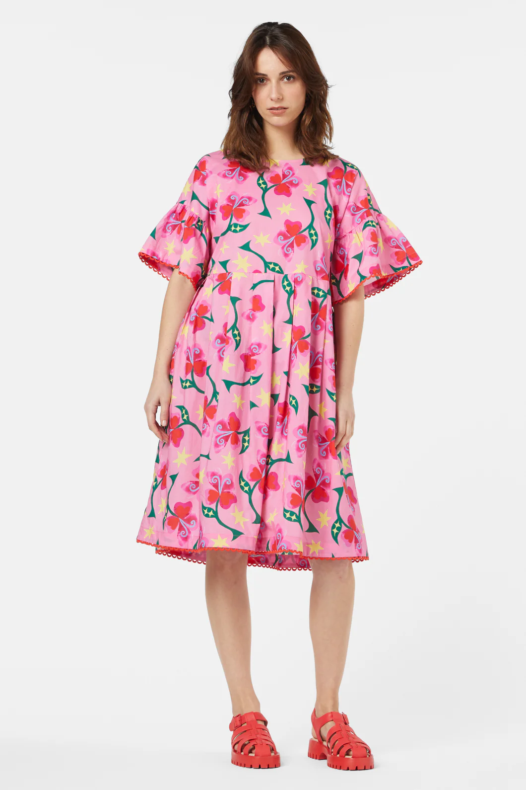 Peruvian Lily Smock Dress - Image 3