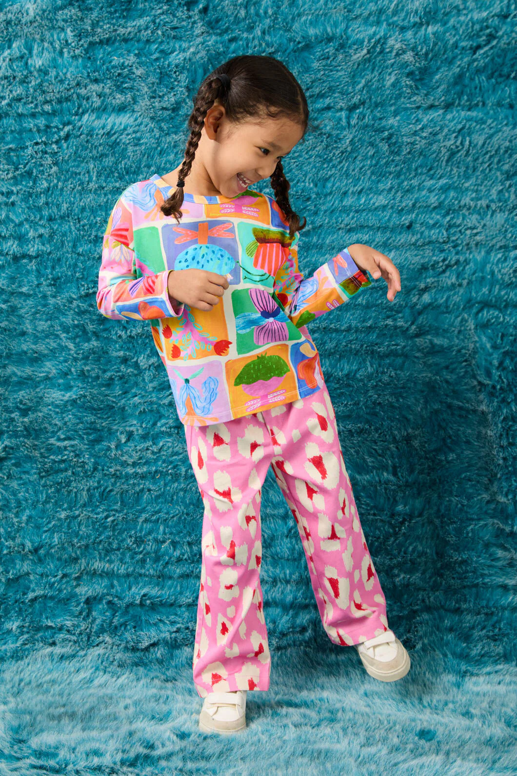 Pink Leopard Kids Pant - Image 2
