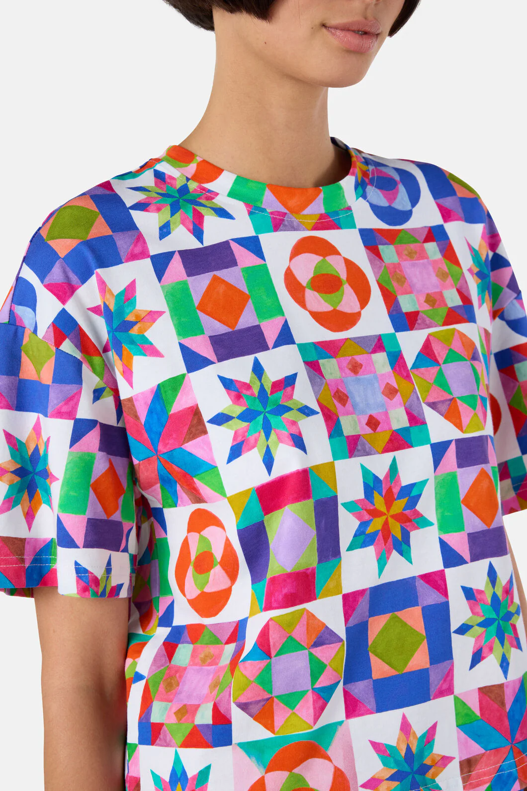 Pinwheel Cotton Relaxed Tee - Image 5