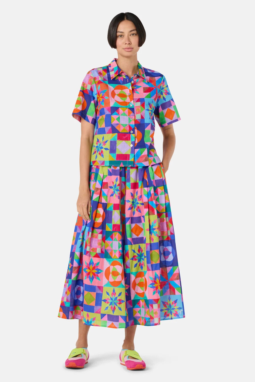 Pinwheel Printed Shirt - Image 3