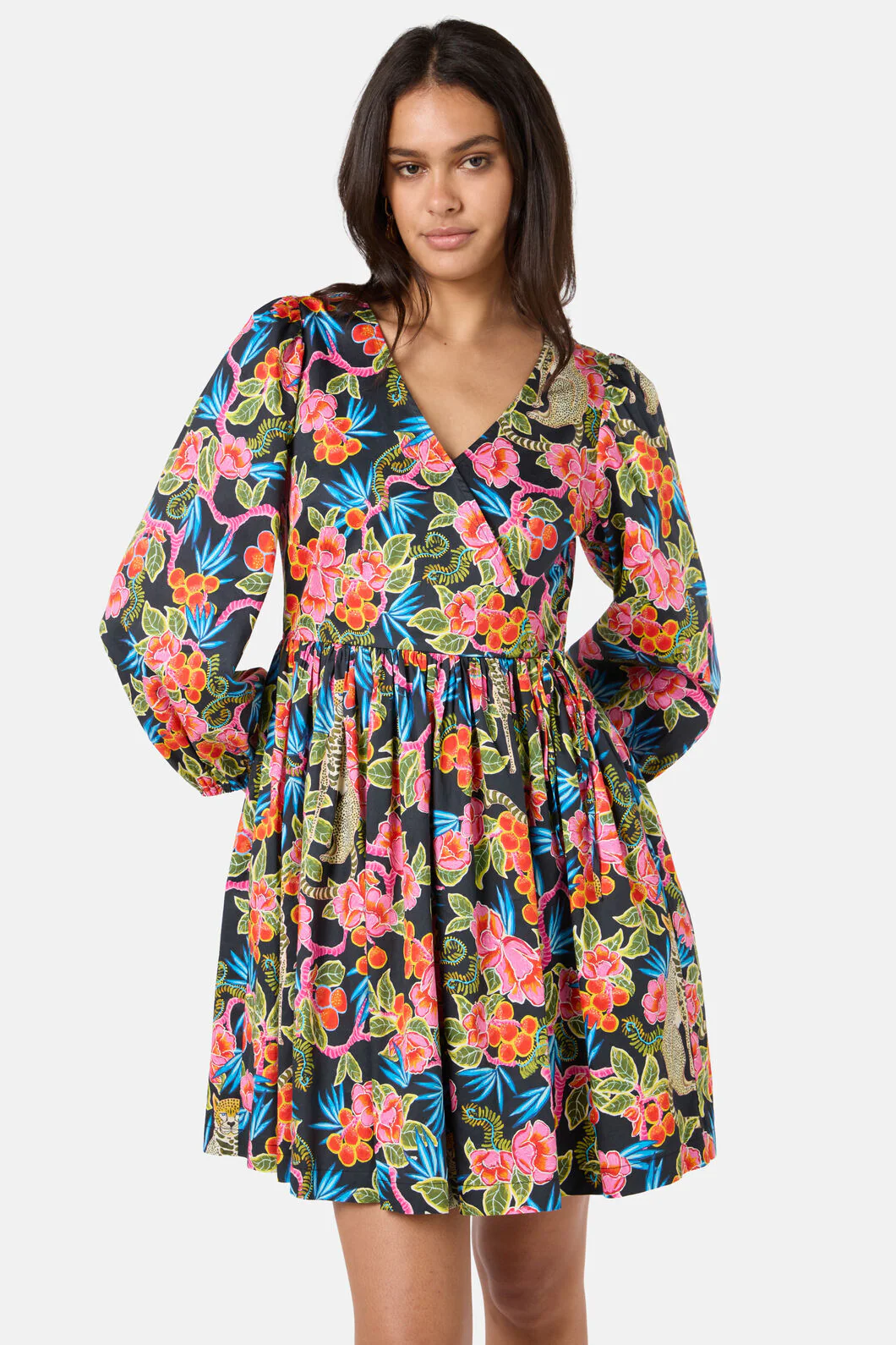 Plum Harvest Smock Dress