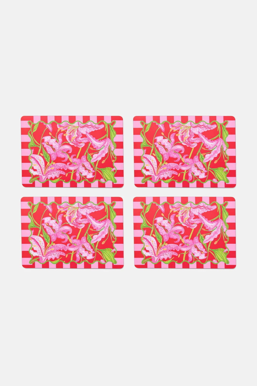 Pop Lily Placemat Set 4