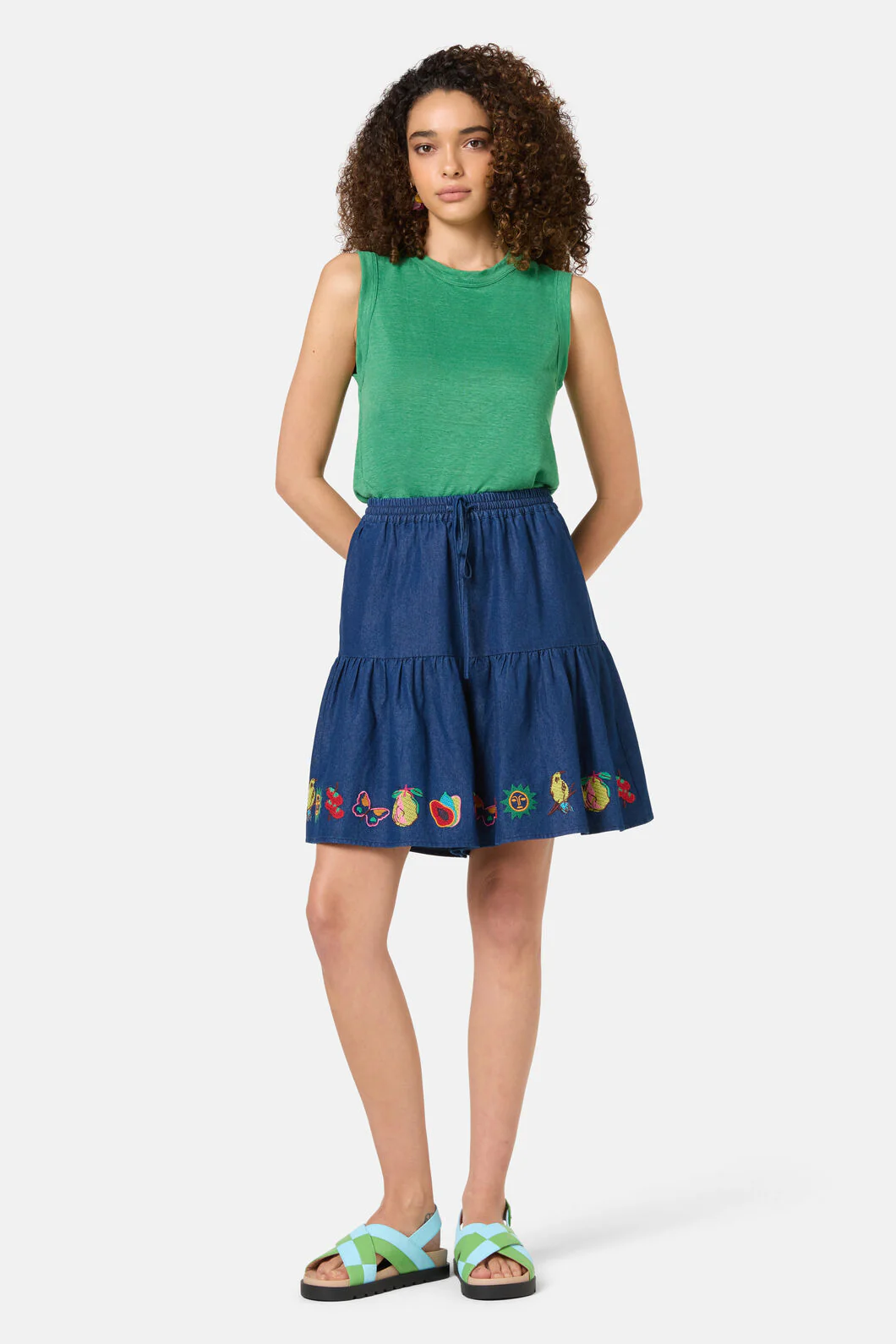 Postcards Chambray Skort