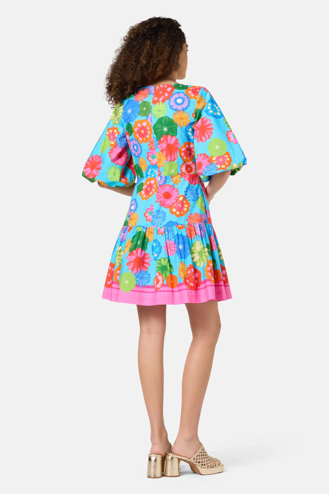 Pressed Flower Short Dress - Image 6