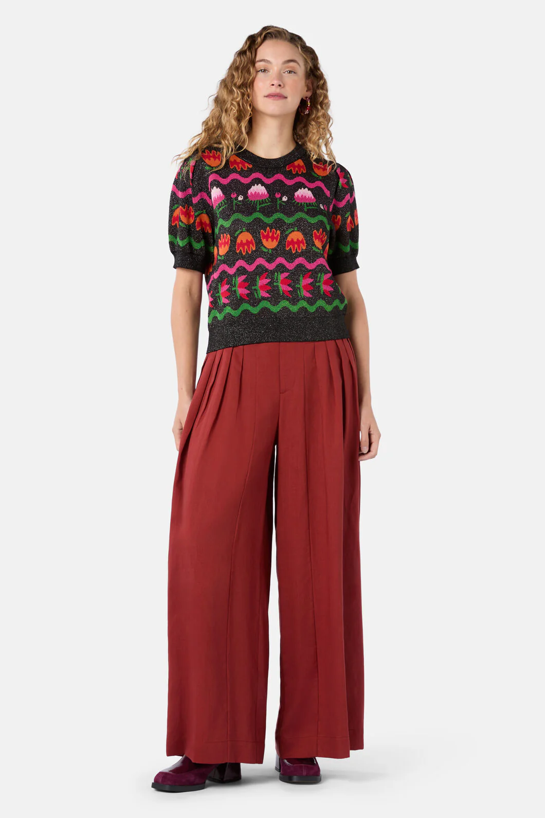 Pretty Protea Knit Top - Image 2