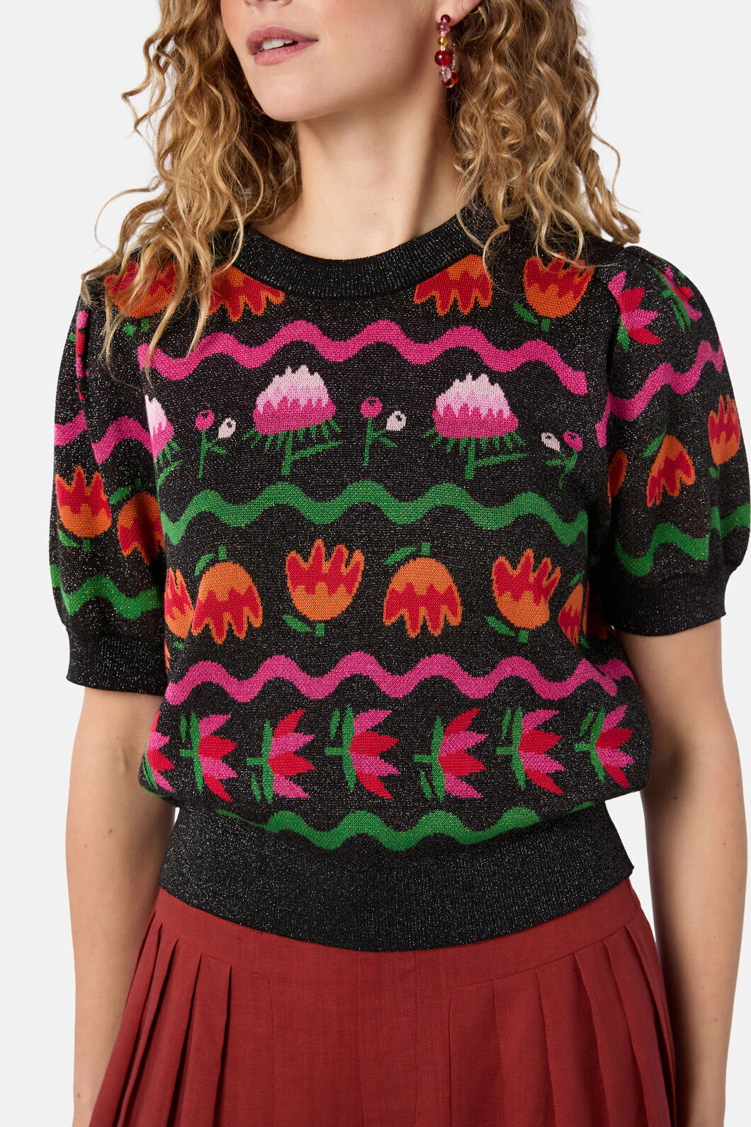 Pretty Protea Knit Top - Image 5