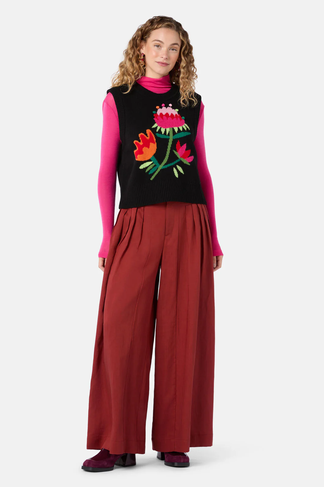 Pretty Protea Knit Vest - Image 2