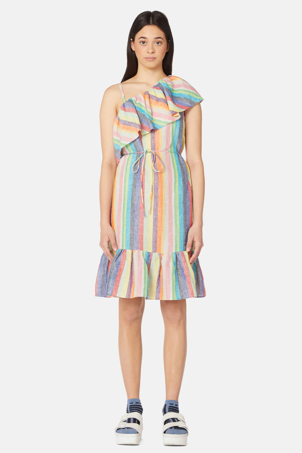 Prismatic Stripe Dress - Image 3