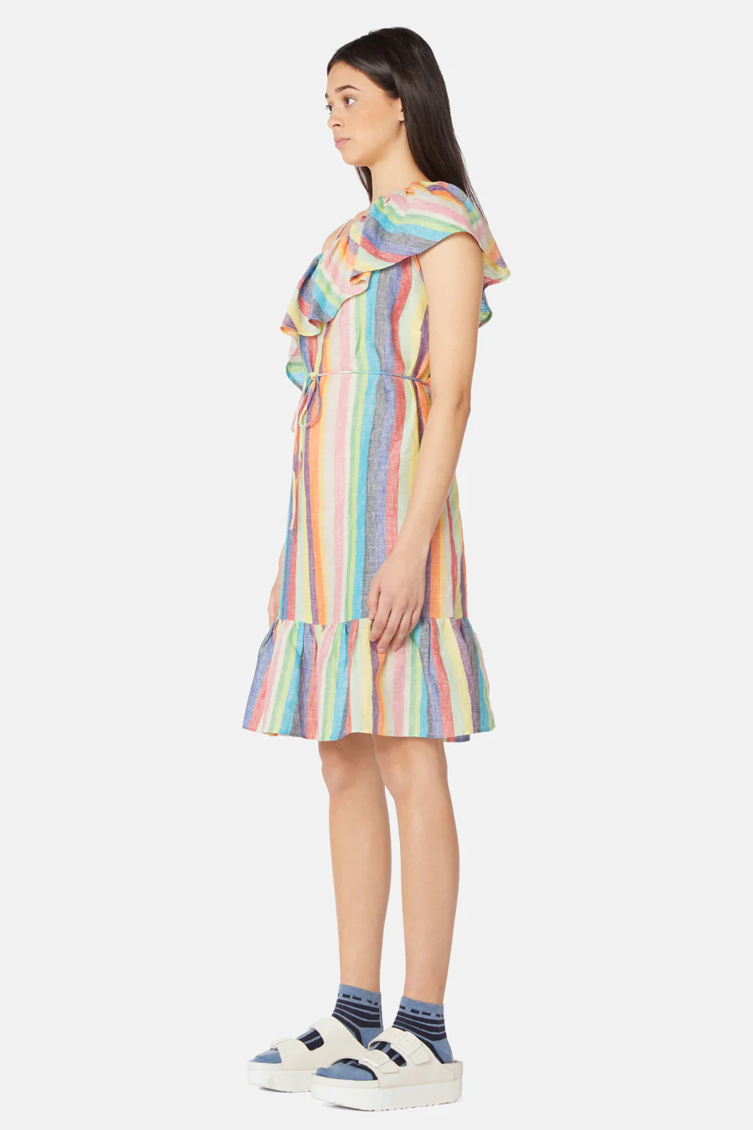 Prismatic Stripe Dress - Image 4