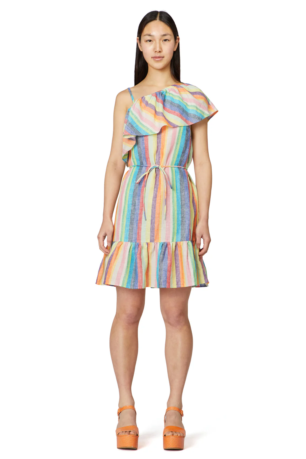 Prismatic Stripe Dress - Image 7