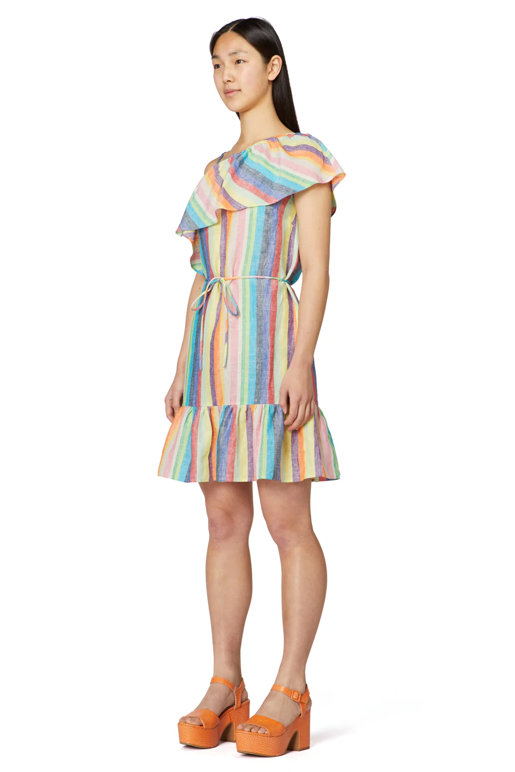 Prismatic Stripe Dress - Image 8
