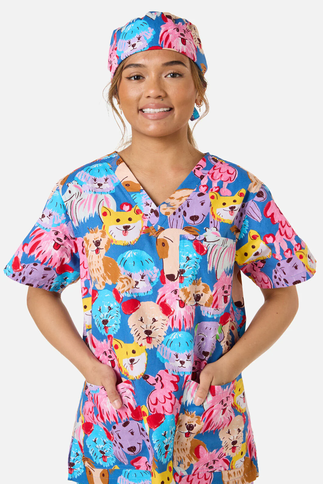 Puppy School Scrub Hat